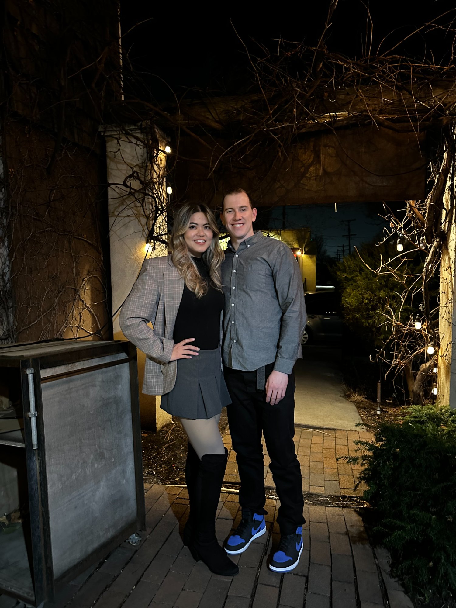 Nguyen and Ryan evening out