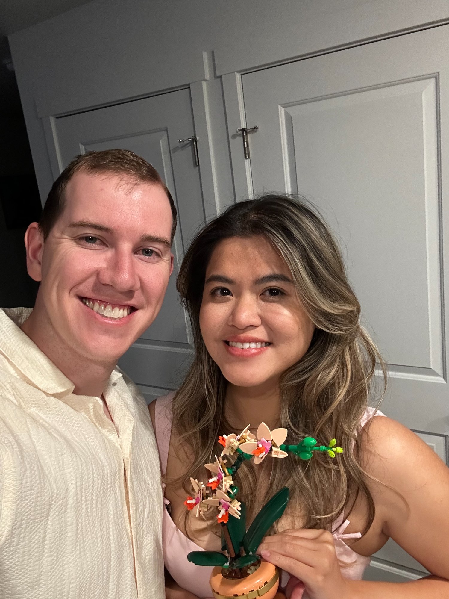 Building LEGO flowers